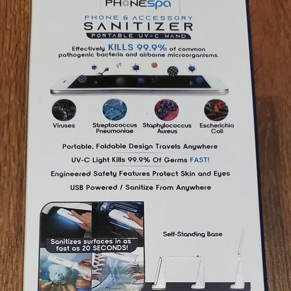 PhoneSpa Handheld Portable UV Light Sanitizer - Picture 3 of 4